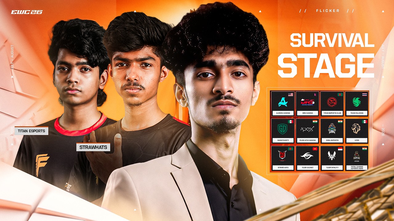 EWC 2026 &ndash; Garena Free Fire &ndash; Survival Stage | Bangladesh's Last Chance! 🔥 Watch Party with Flicker