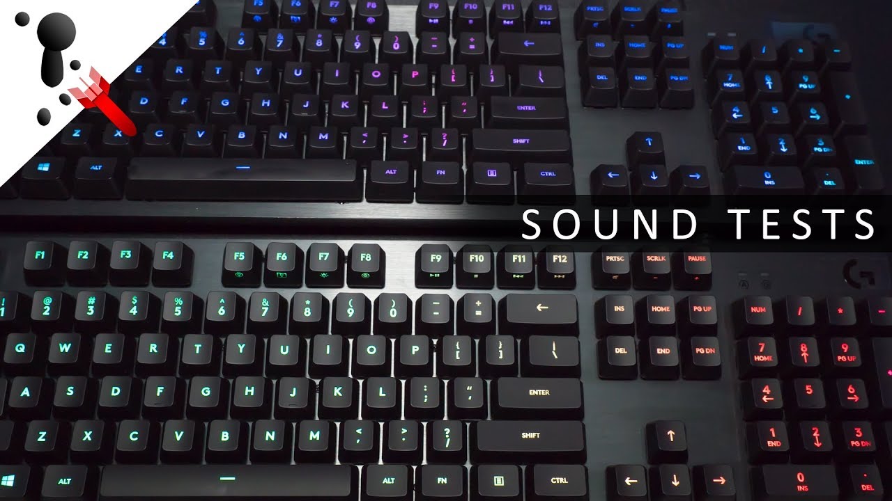 Logitech Romer-G Linear VS Tactile Typing and Sound Test VS MX Silent