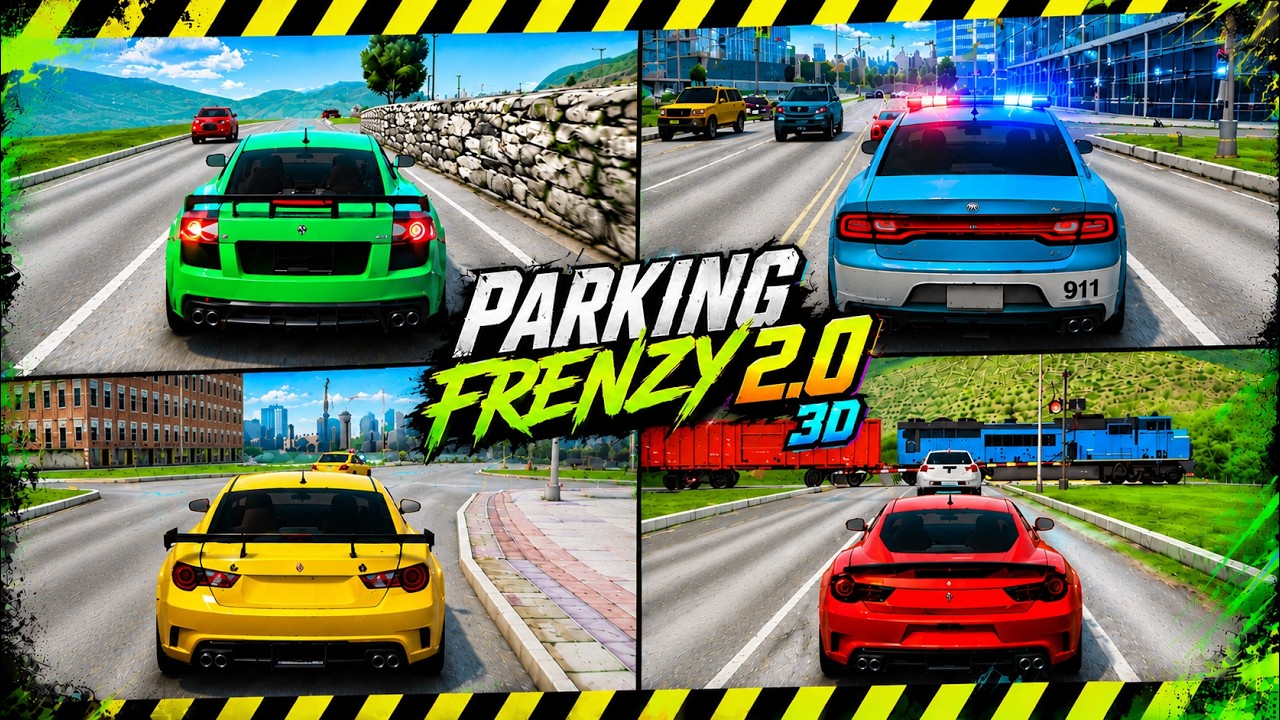 Parking Frenzy 2.0 3d Game City Driving All 75 level 3Star Completed & All Car Unlocked Android Game
