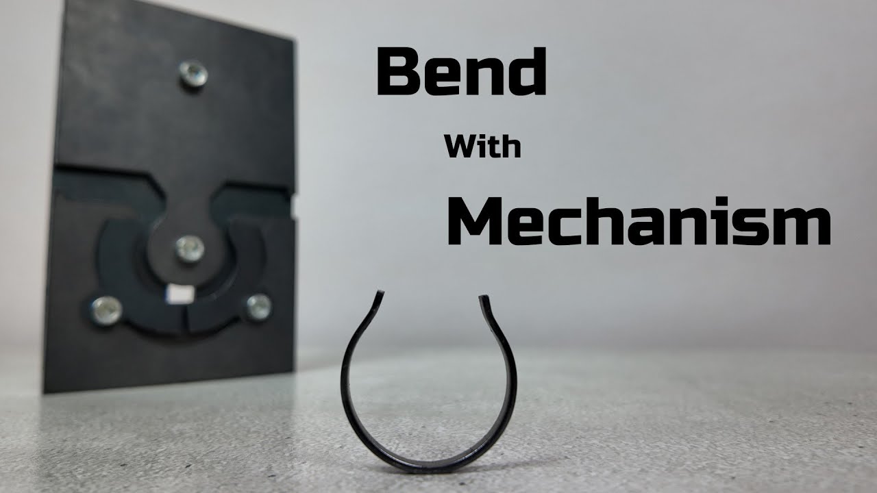 I Built a Mechanism That Bends Metal Like Magic!