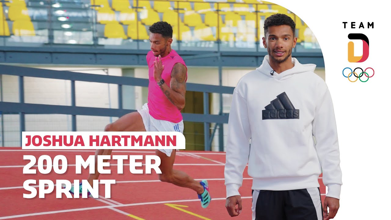 Sprint Training mit Joshua Hartmann | Team D trainiert...