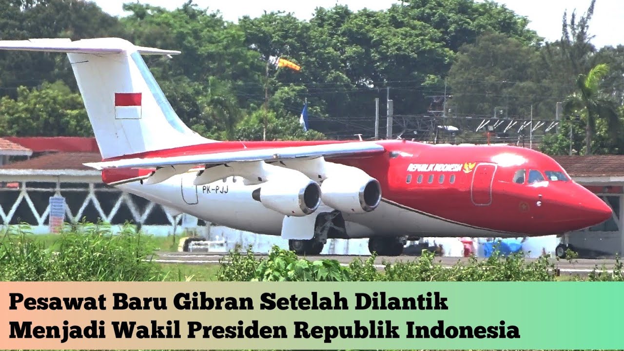 Terbang Perdana !! Gibran Resmi Pakai Pesawat Kepresidenan Merah Putih Usai Dilantik jadi Wapres RI
