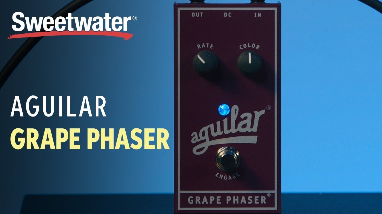 Aguilar Grape Phaser Bass Pedal Demo