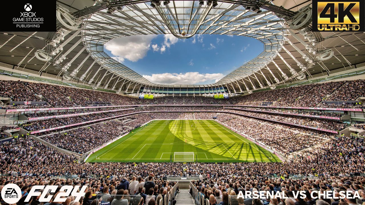 EA FC 24 | New Sliders | Realism Mod | No HUD | Spurs vs Arsenal Highlights