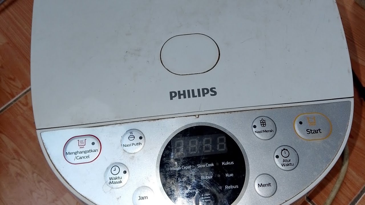 Cara memperbaiki penanak nasi merek philips digital error