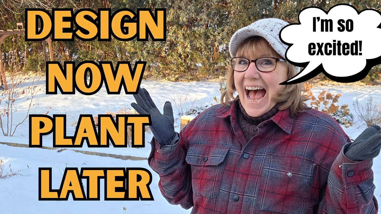 Landscape Garden Ideas: How I Design a Garden Bed in Front of Arborvitae