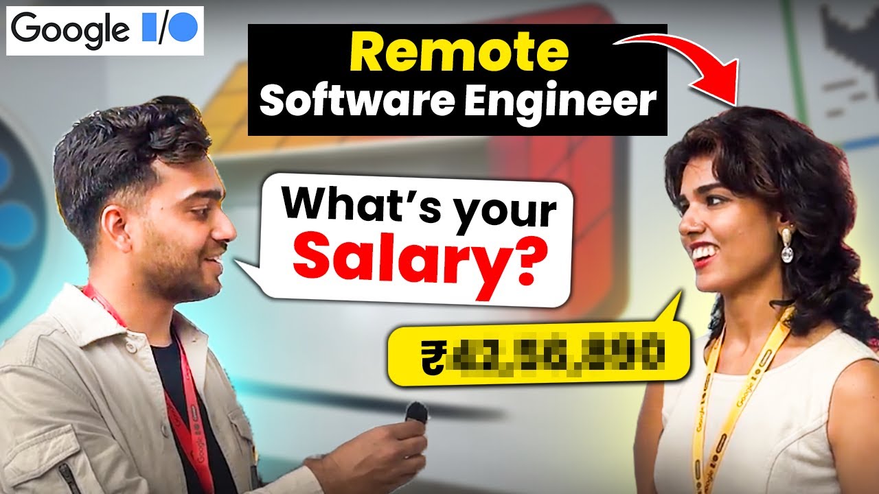 Asking Bangalore Engineers Their Salaries and How To Get Hired (Google I/O Edition)