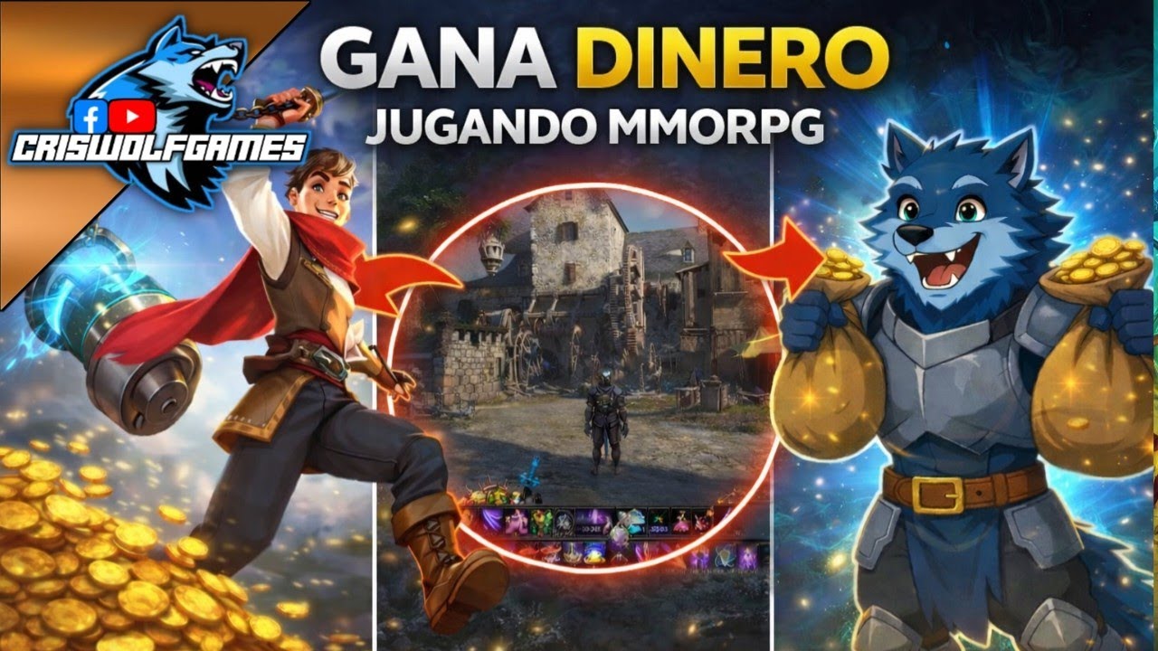 C&oacute;mo Ganar Dinero Jugando MMORPG (2026) 💰