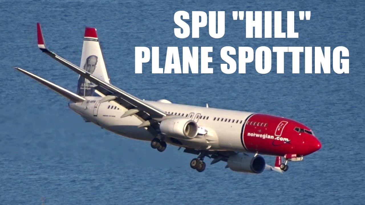Split Airport SPU/LDSP - 10 Minutes Hill View Planespotting - Ep. 3