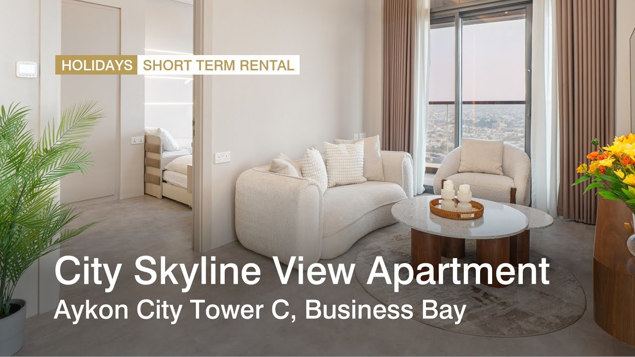 City Skyline View Apartment in Aykon Tower C, Business Bay | haus & haus holidays