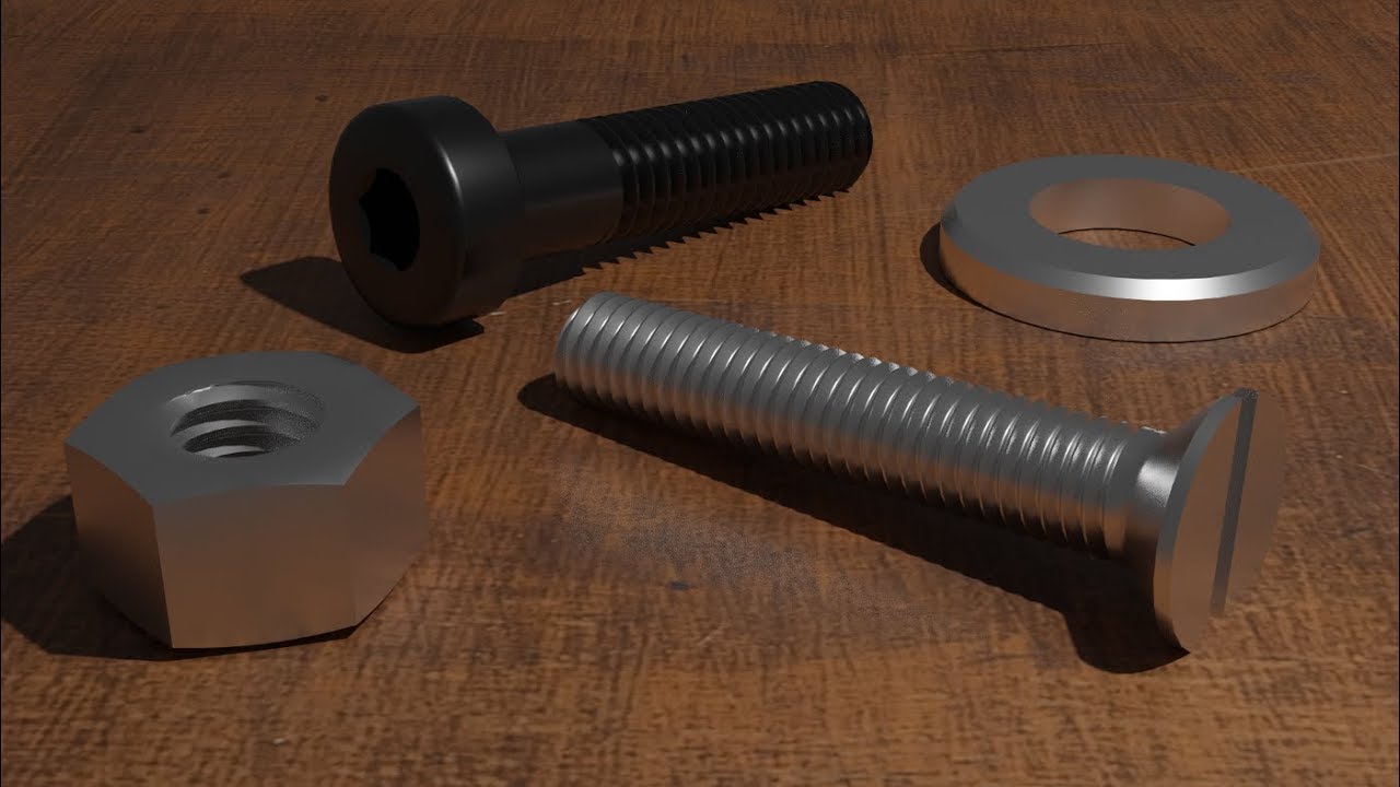 FreeCAD Крепеж/Болты/Гайки/Шайбы Быстро и просто|JOKO ENGINEERING|