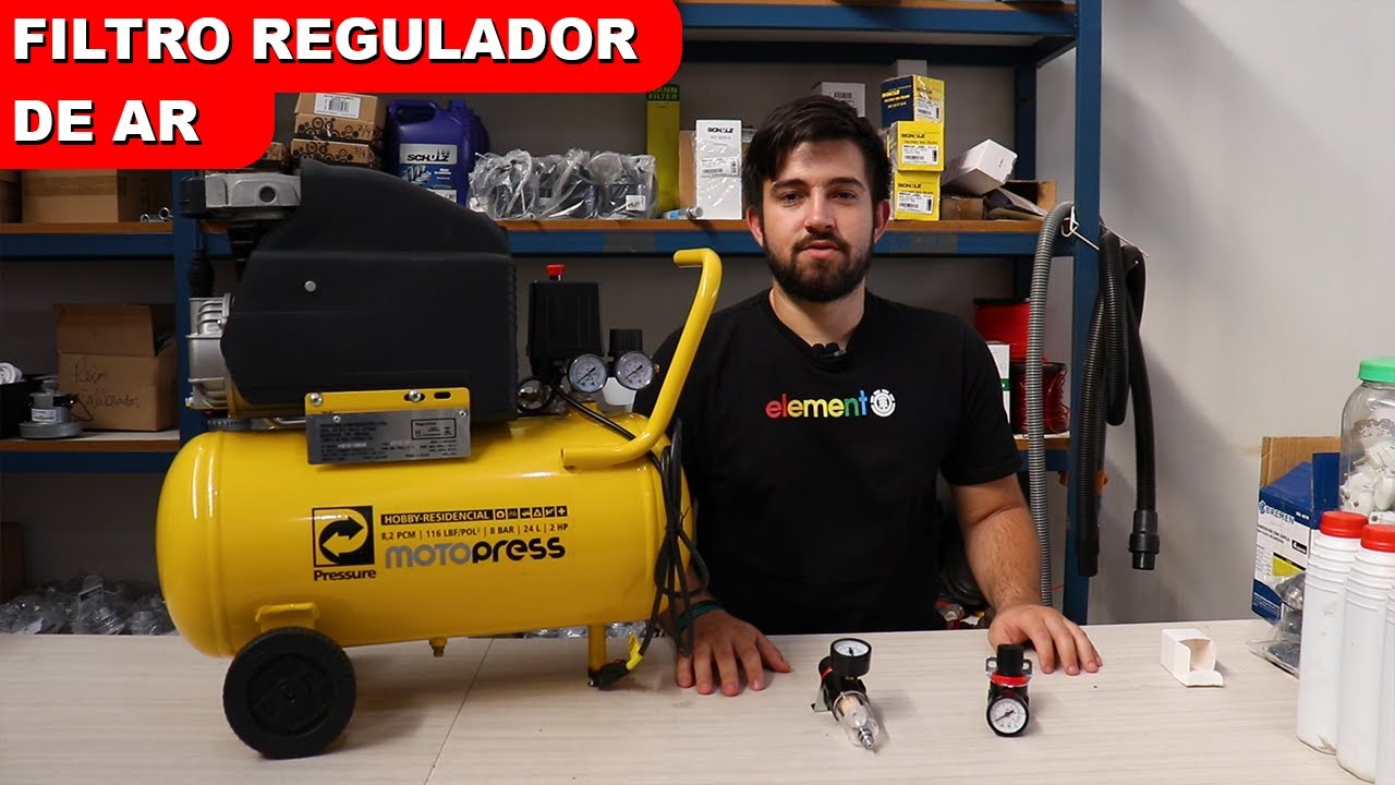 FILTRO REGULADOR DE PRESSÃO E DE AR - XEXEU COMPRESSORES