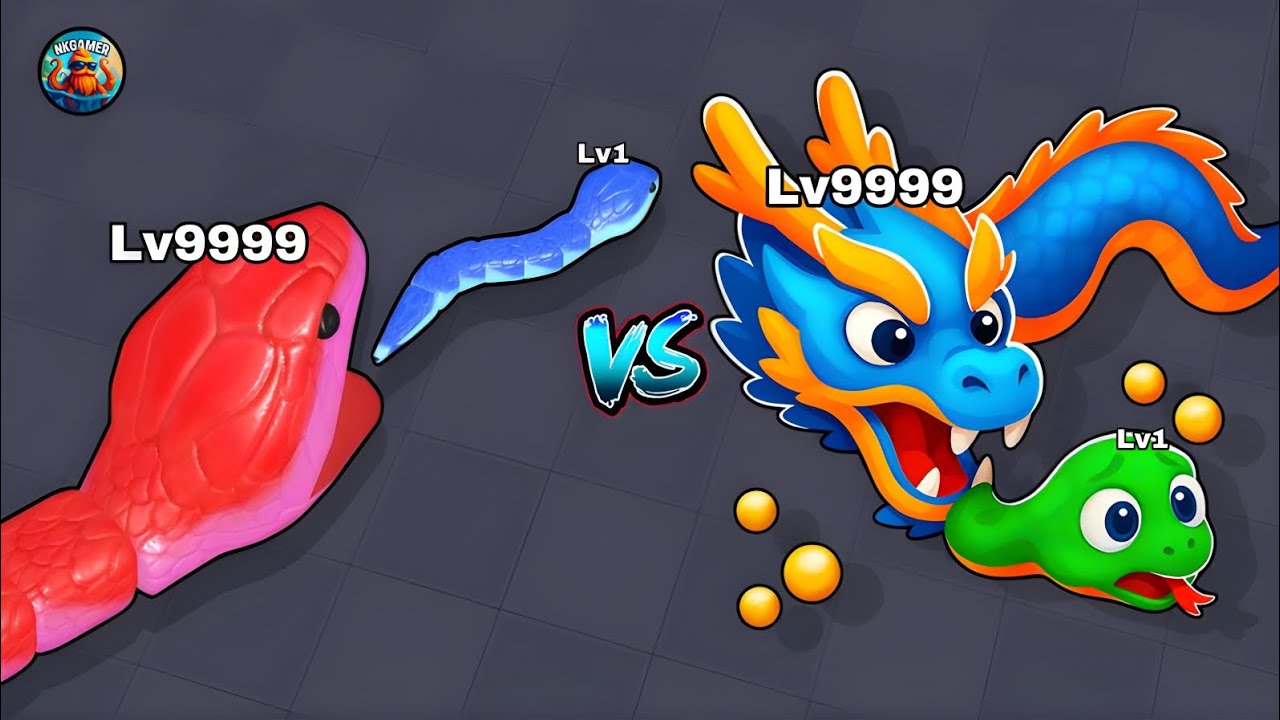 Epic Snake Clash! VS Snake Rush: Clash Battle 3D 🎮 Max Level Gaming Fight