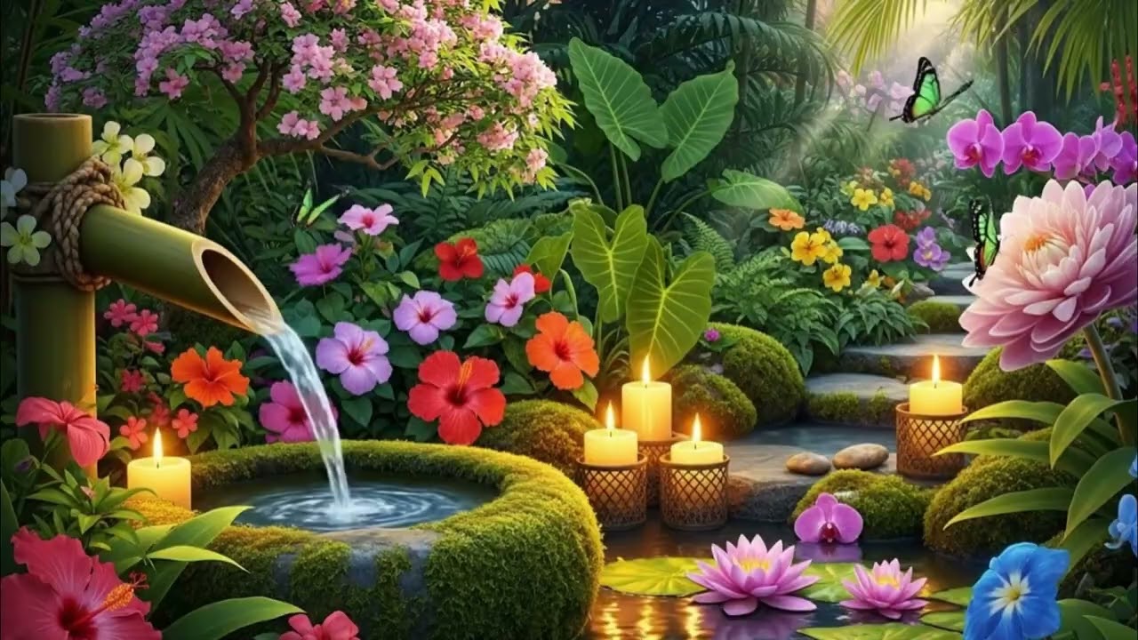 Relaxing Music for Healing Water of the Paino Sounds🌿Relieves Stress, Anxiety & Depression