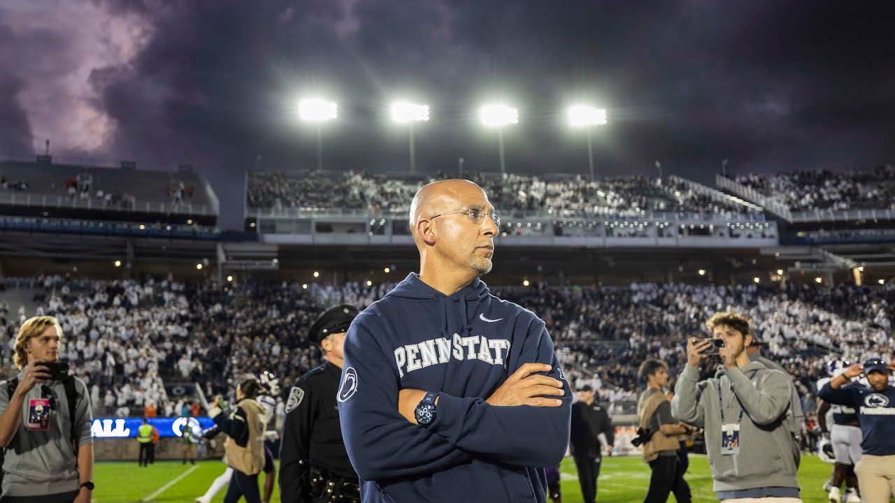 Penn State coach James Franklin's postgame press conference after 22-21 loss to Northwestern