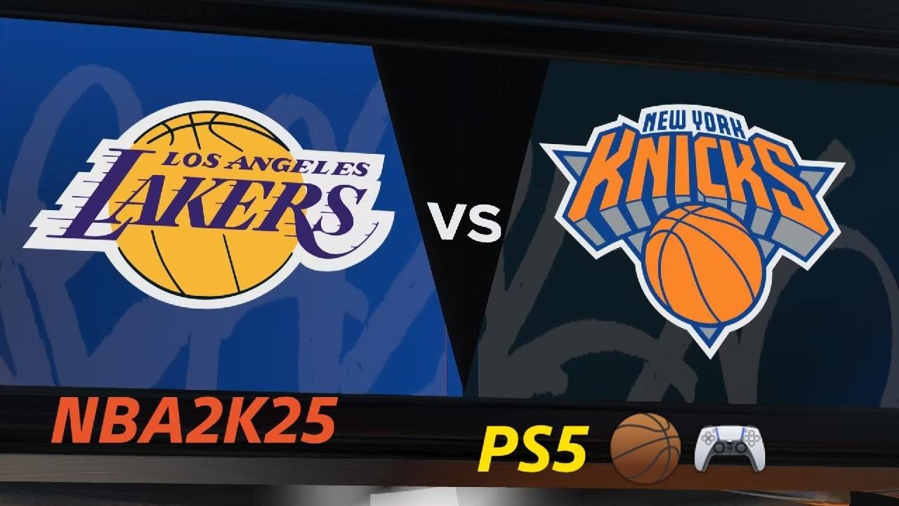 Los Angeles Lakers vs New York Knicks 🔥 Full NBA 2K25 PS5 Game Highlights