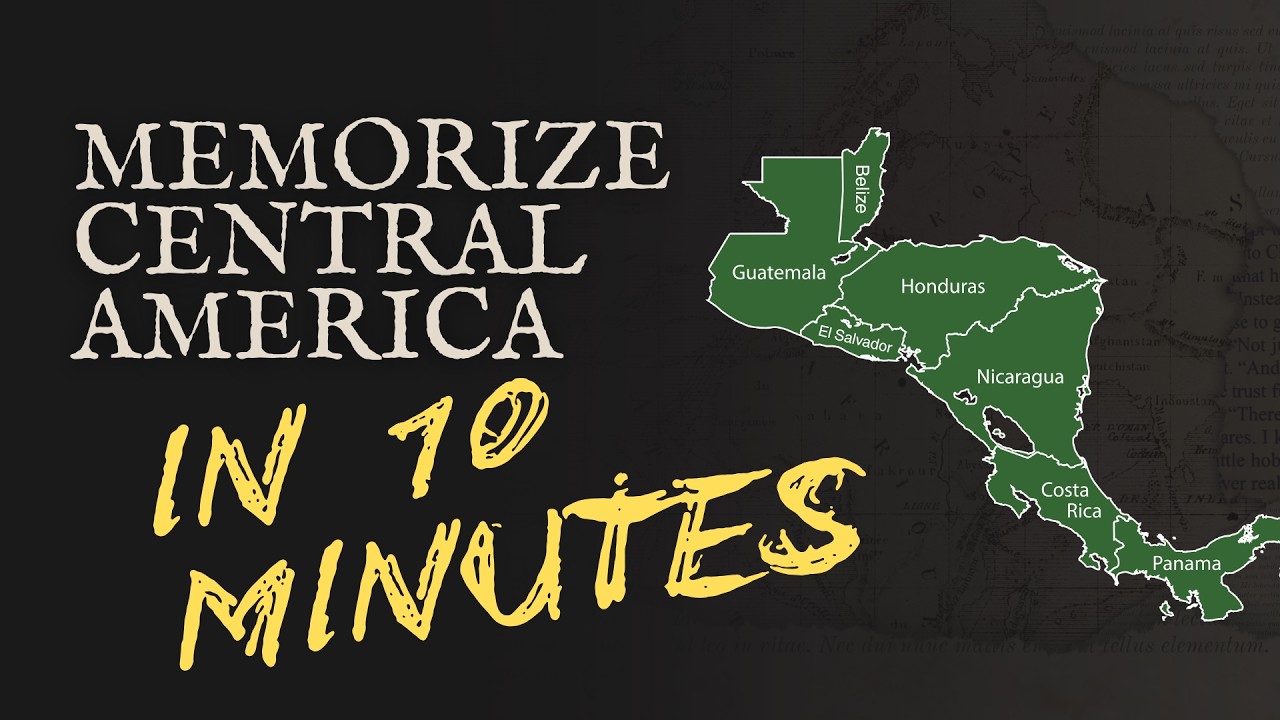 How to Learn + Teach Country Names to Anyone! Part 1: Central America