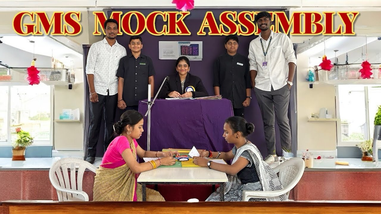 Mock Assembly at Gowtham model school Madinaguda branch | mock assembly | Telangana | Hyderabad 
