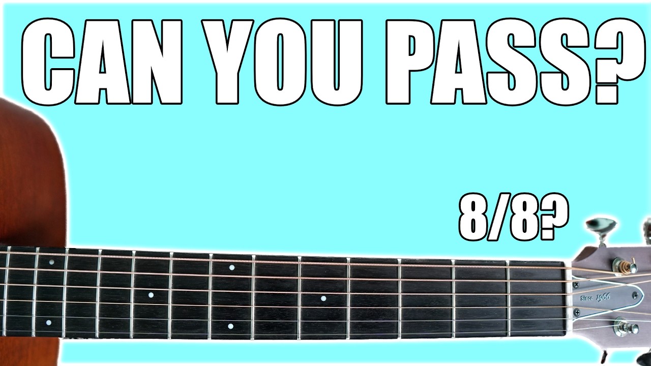 Can You Pass This Guitar Test? (8 Questions)