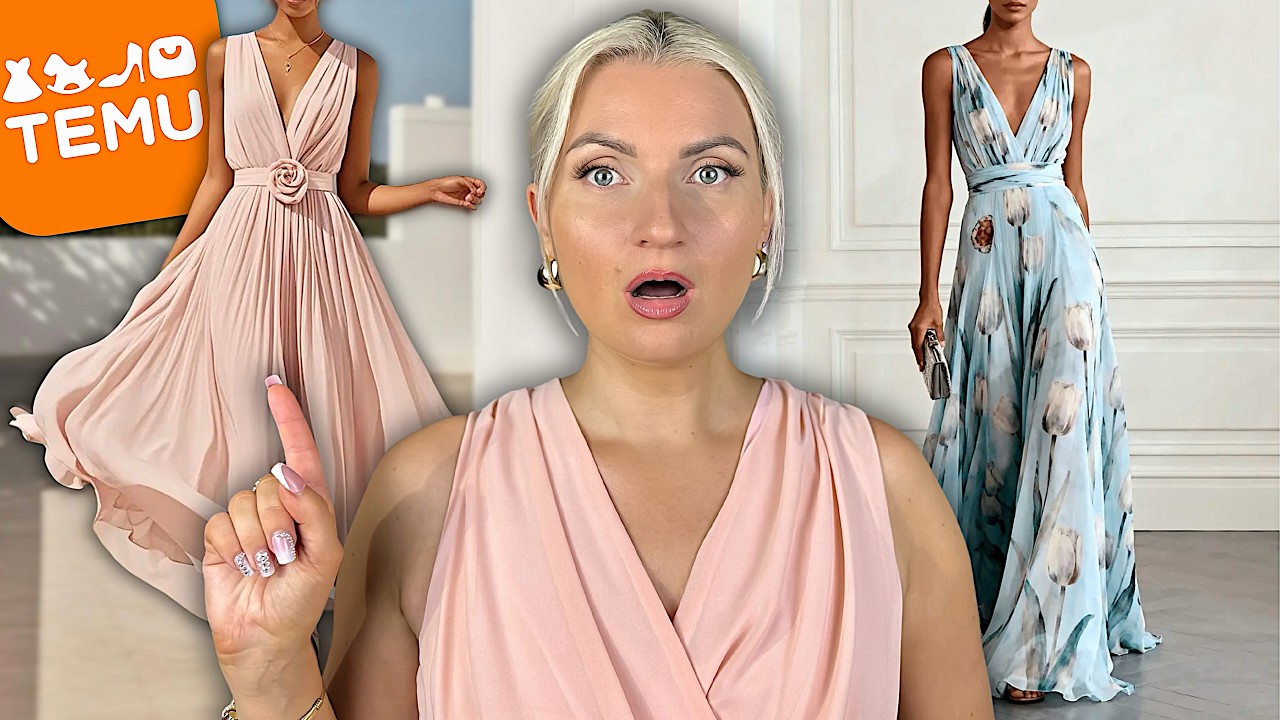 Я примерила дешевые платья на свадьбу с TEMU... Стоят ли они того!?
