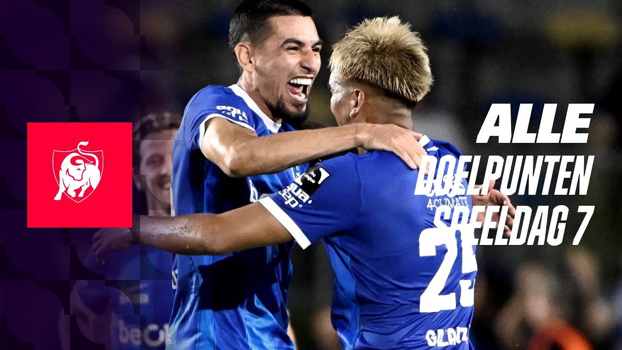ALLE DOELPUNTEN SPEELDAG 7 ⚽ Jupiler Pro League hoogtepunten 23/24