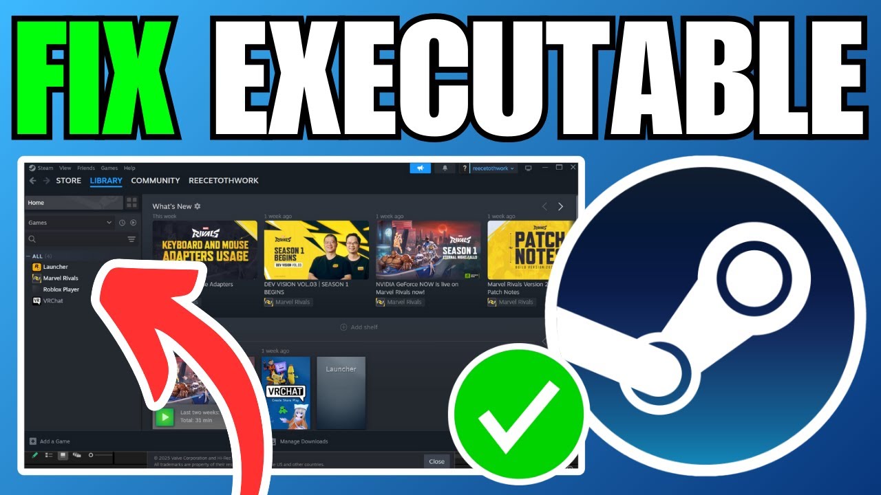 Как исправить ошибку «Отсутствует исполняемый файл Steam и не запускается»