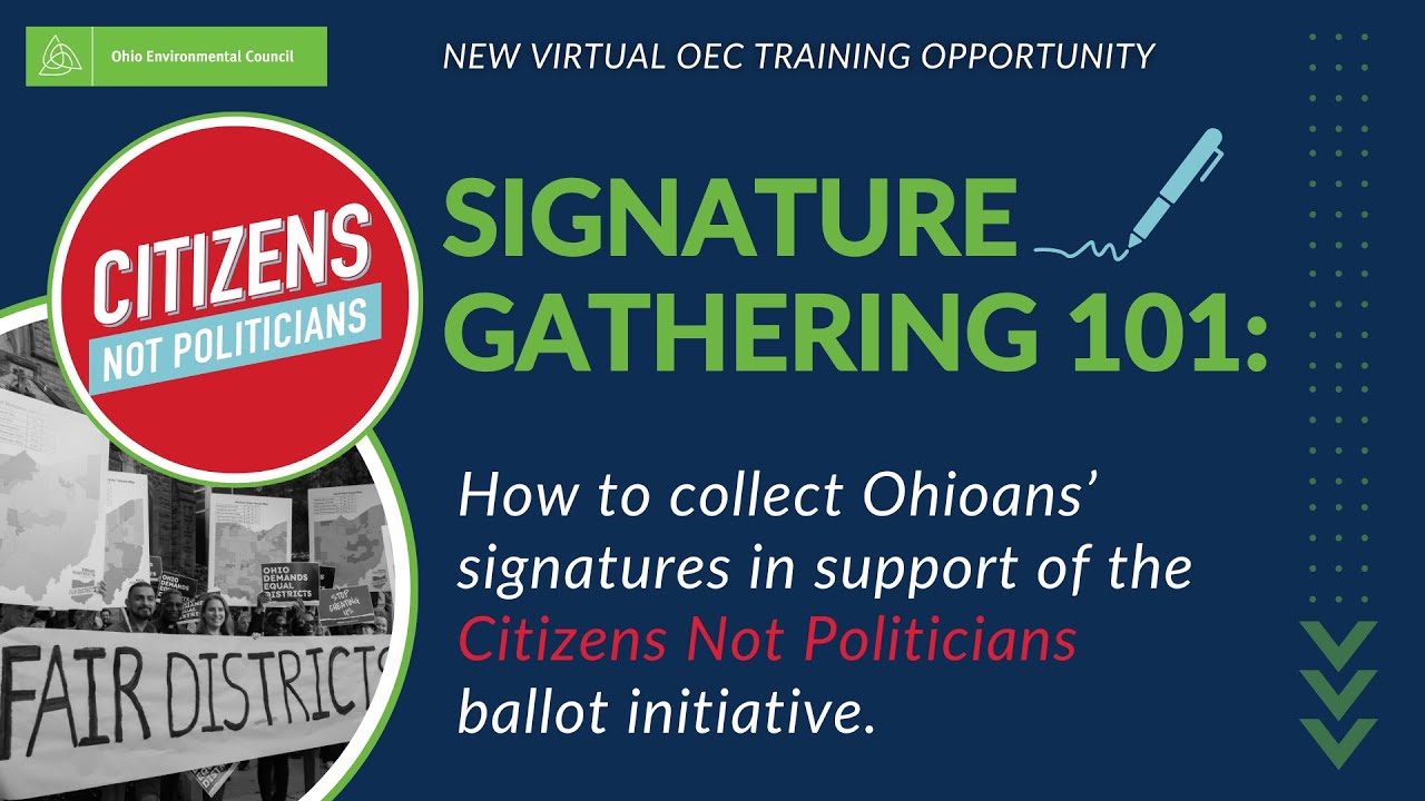 Signature Gathering 101: How to Collect Ballot Signatures to Stop Gerrymandering