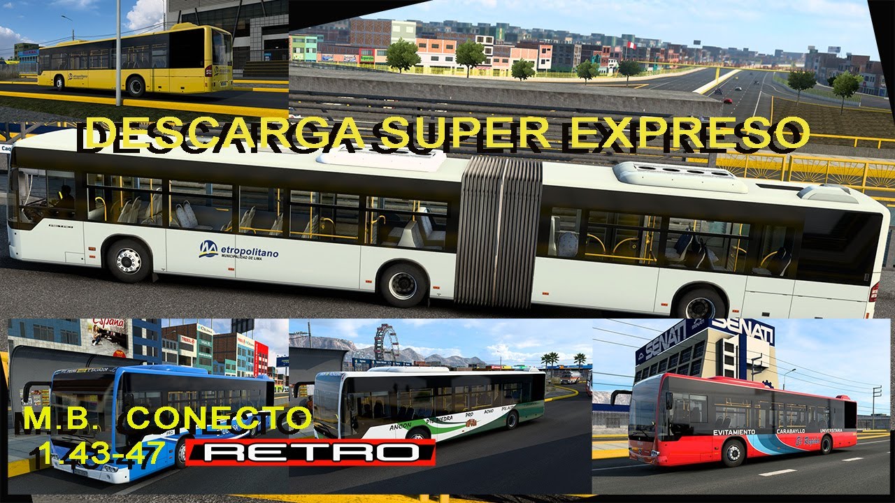 descarga metropolitano / ets2 1.53/ M.B conecto