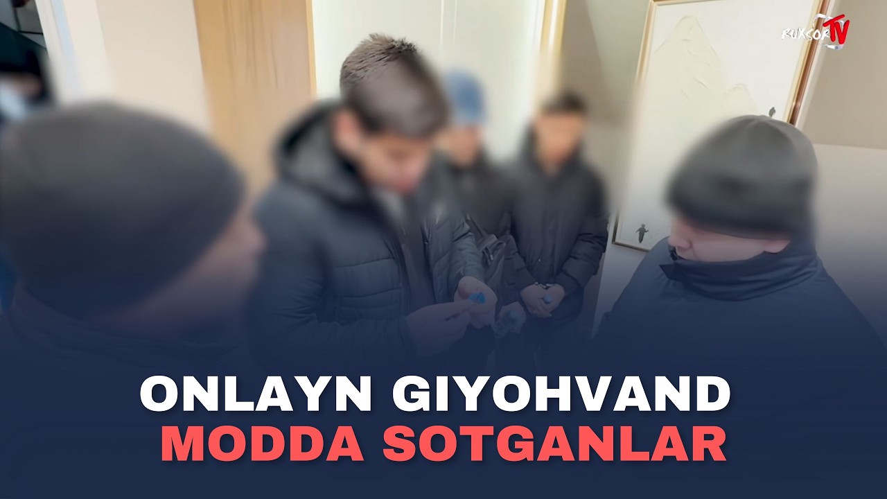 INTERNET ORQALI GIYOHVANDLIK MODDALARINI SOTAYOTGANLARl QOʻLGA OLINDI