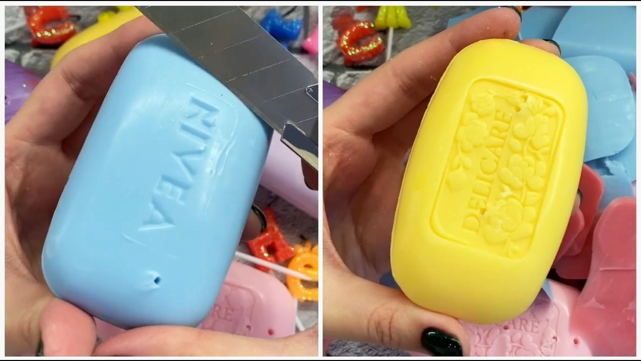 3X Speed Satisfying Soft Soap Cutting ASMR