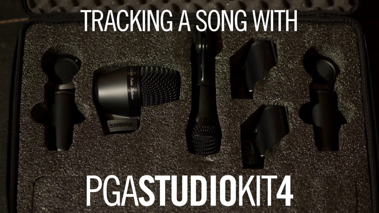 Tracking a song with the Shure PG ALTA PGAStudioKit4