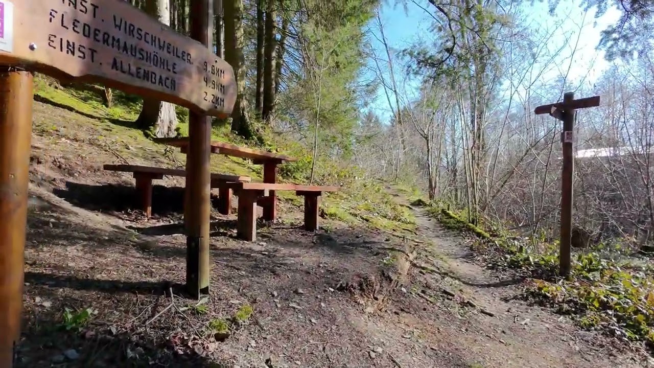 Eva Loch Schlucht, Wanderweg in Hunsrück Hochwald