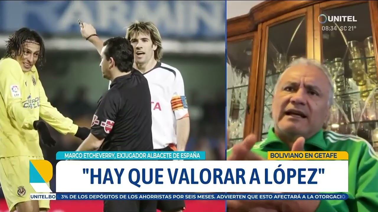 Etcheverry destaca debut de &Oacute;scar L&oacute;pez en Espa&ntilde;a y pide valorarlo