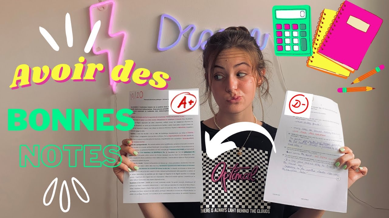 8 astuces pour avoir des BONNES NOTES !