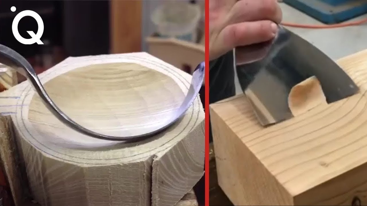 Oddly Satisfying Video ASMR & Satisfying and Relaxing Sound *Wood Carving*