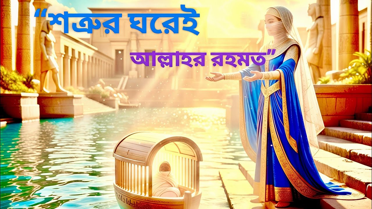 যে শিশুকে মারতে চেয়েছিল ফেরাউন, তাকেই আল্লাহ পৌঁছে দিলেন তার প্রাসাদে | নবী মুসা (আ:)–পর্ব ১