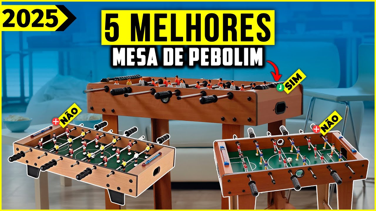 As 5 Melhores Mesa De Pebolim / Totó De 2025!