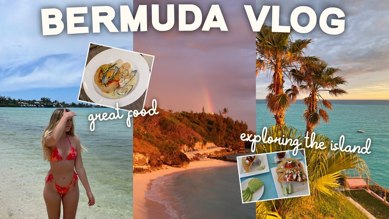 BERMUDA TRAVEL VLOG 2022: sightseeing/exploring the island, Pompano Beach Club & yummy food!