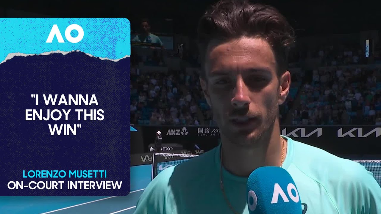 Lorenzo Musetti On-Court Interview | Australian Open 2026 Second Round