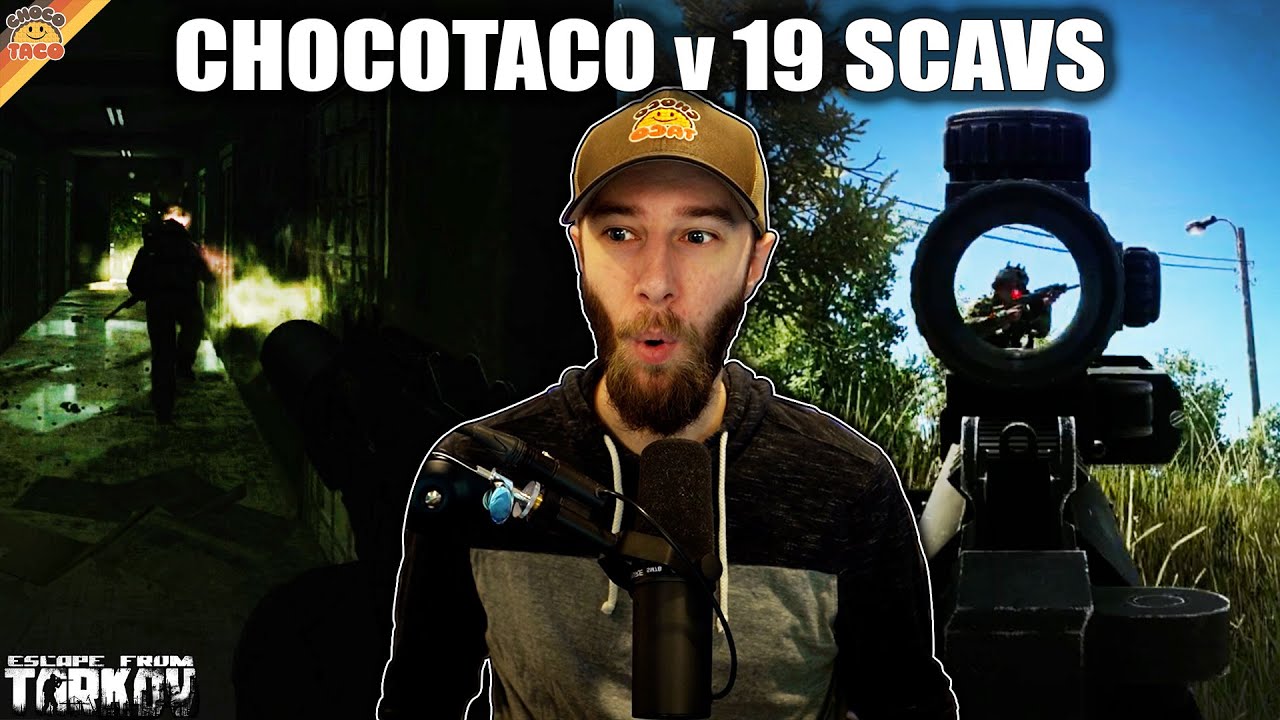 chocoTaco Goes to War with the Scavs - Escape from Tarkov EFT Gameplay