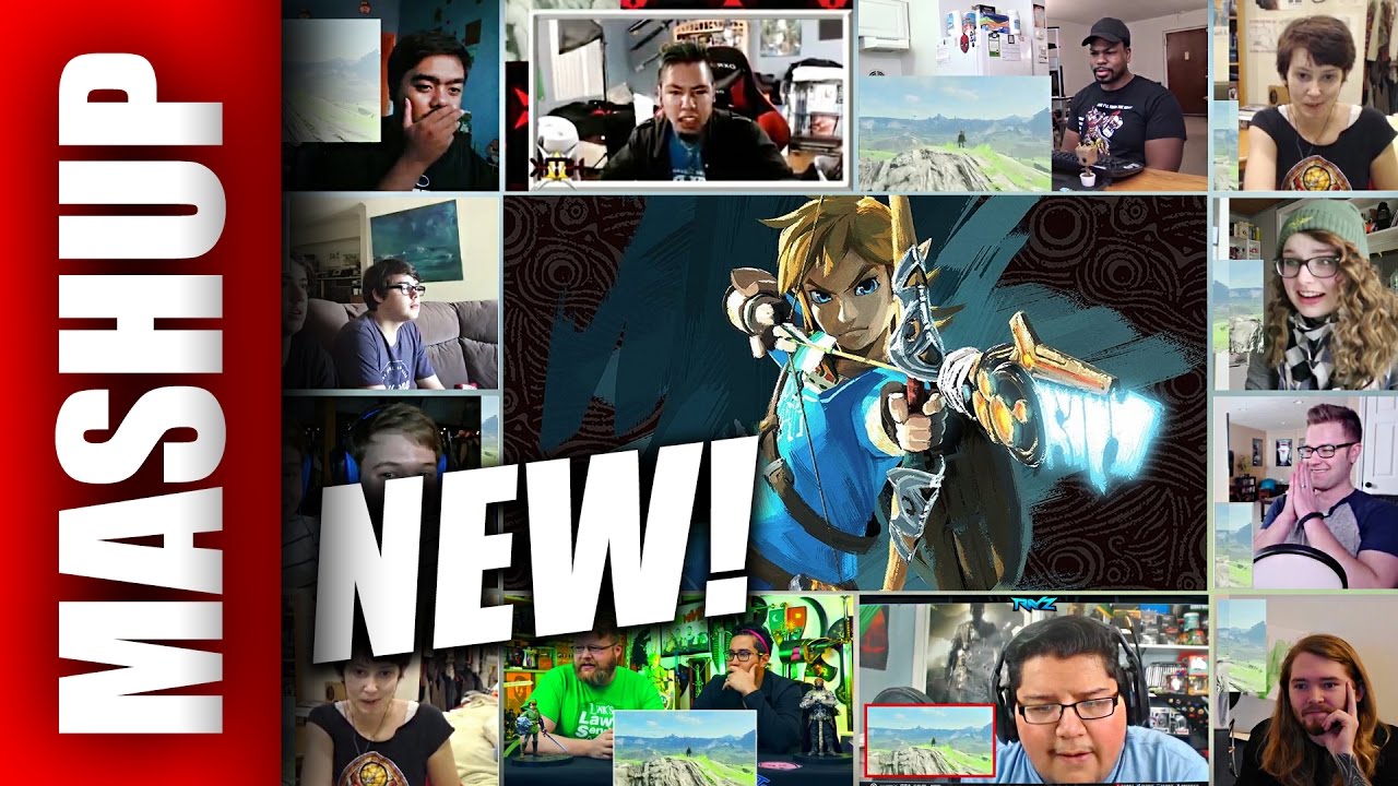 New THE LEGEND OF ZELDA: BREATH OF THE WILD Nintendo Switch  Trailer Reactions Mashup