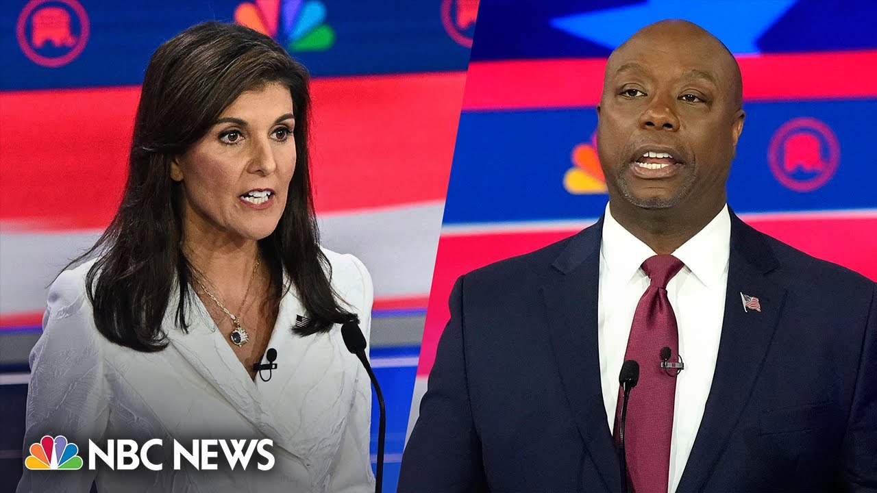 Haley and Scott get into heated exchange over 15-week abortion limit