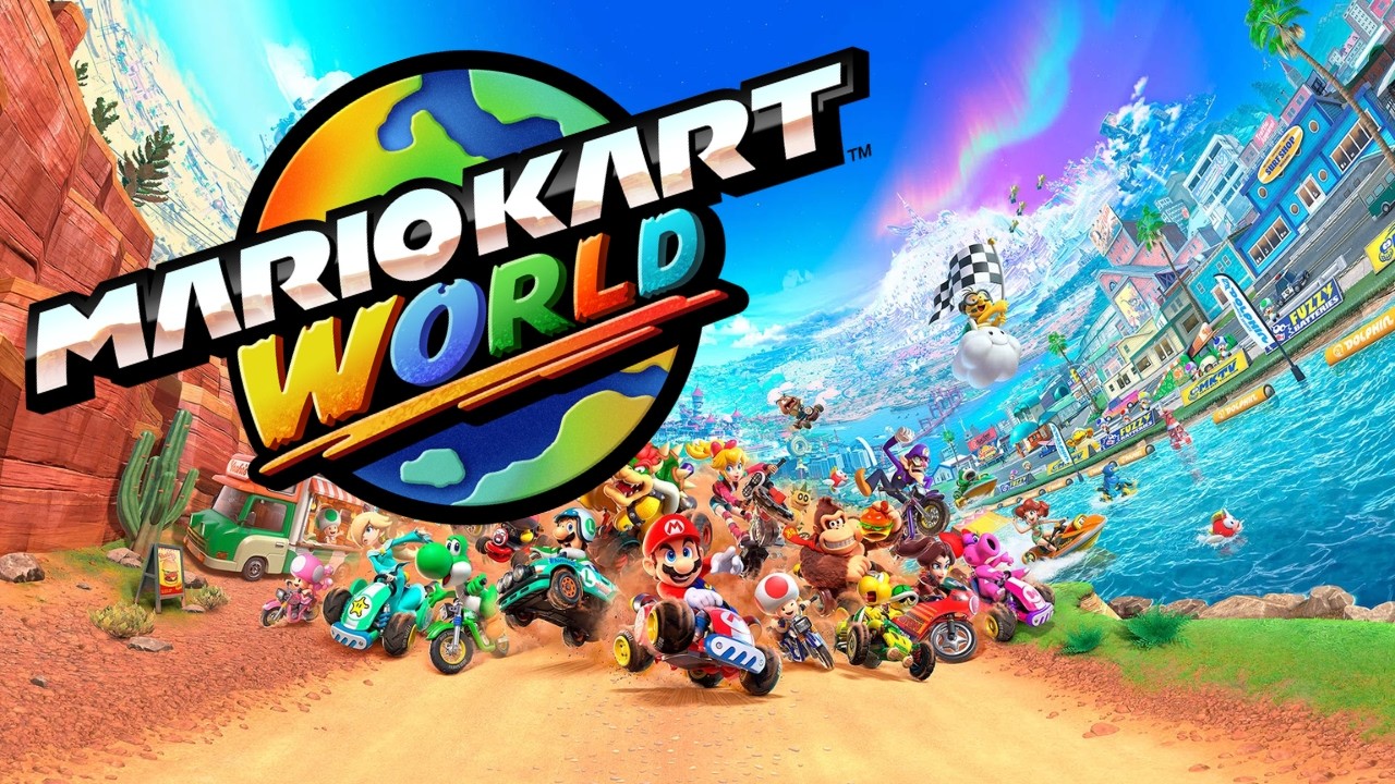 Playing Mario Kart World