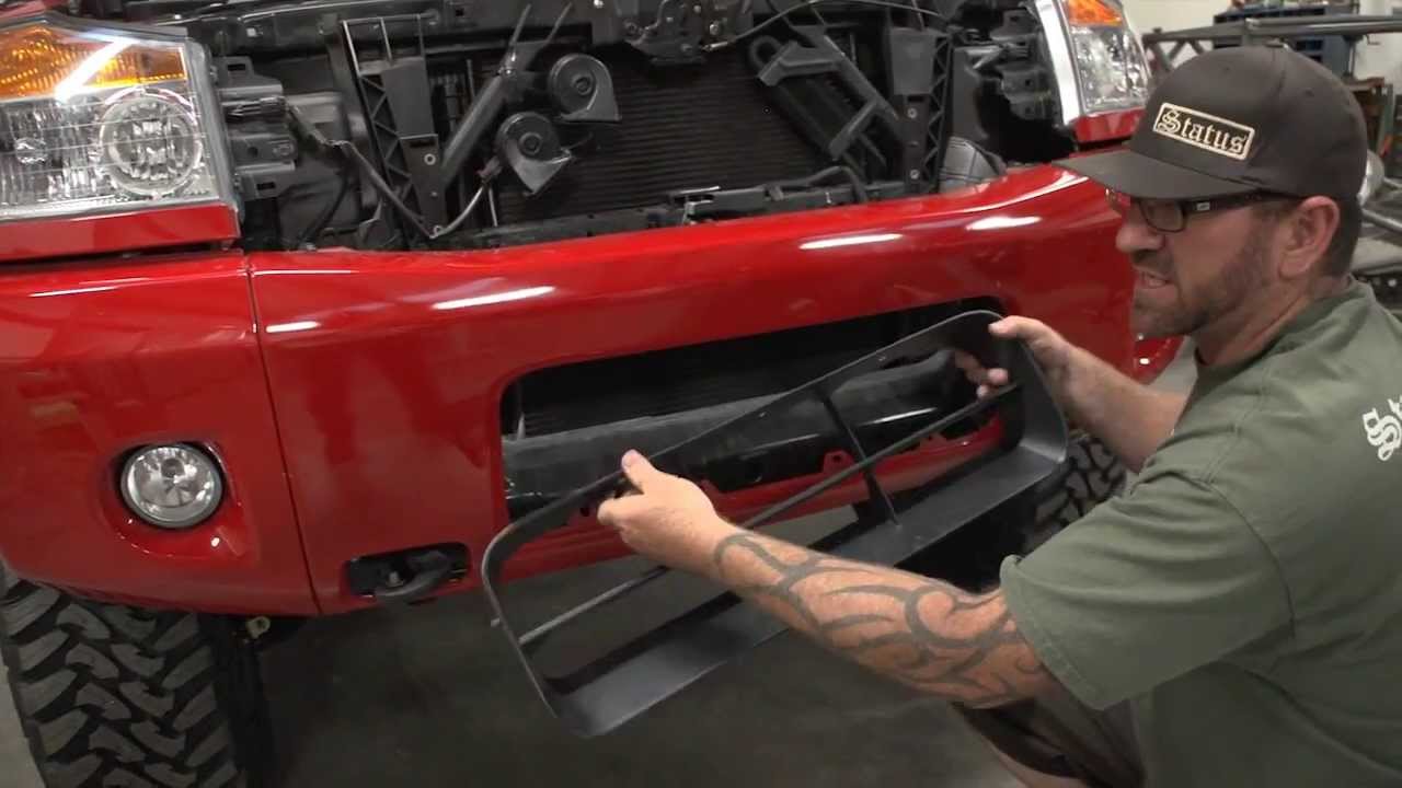 2008-2013 Nissan Titan Status Grille and Bumper Grille install video.