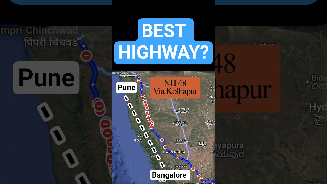 Best Route Bangalore to Pune &ndash; Fastest vs. Scenic Drive!