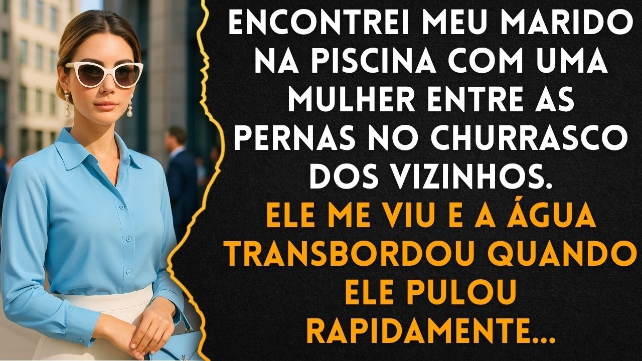 Peguei meu marido na piscina c/ outra. Dias dps, a amante foi despejada e ele perdeu tudo