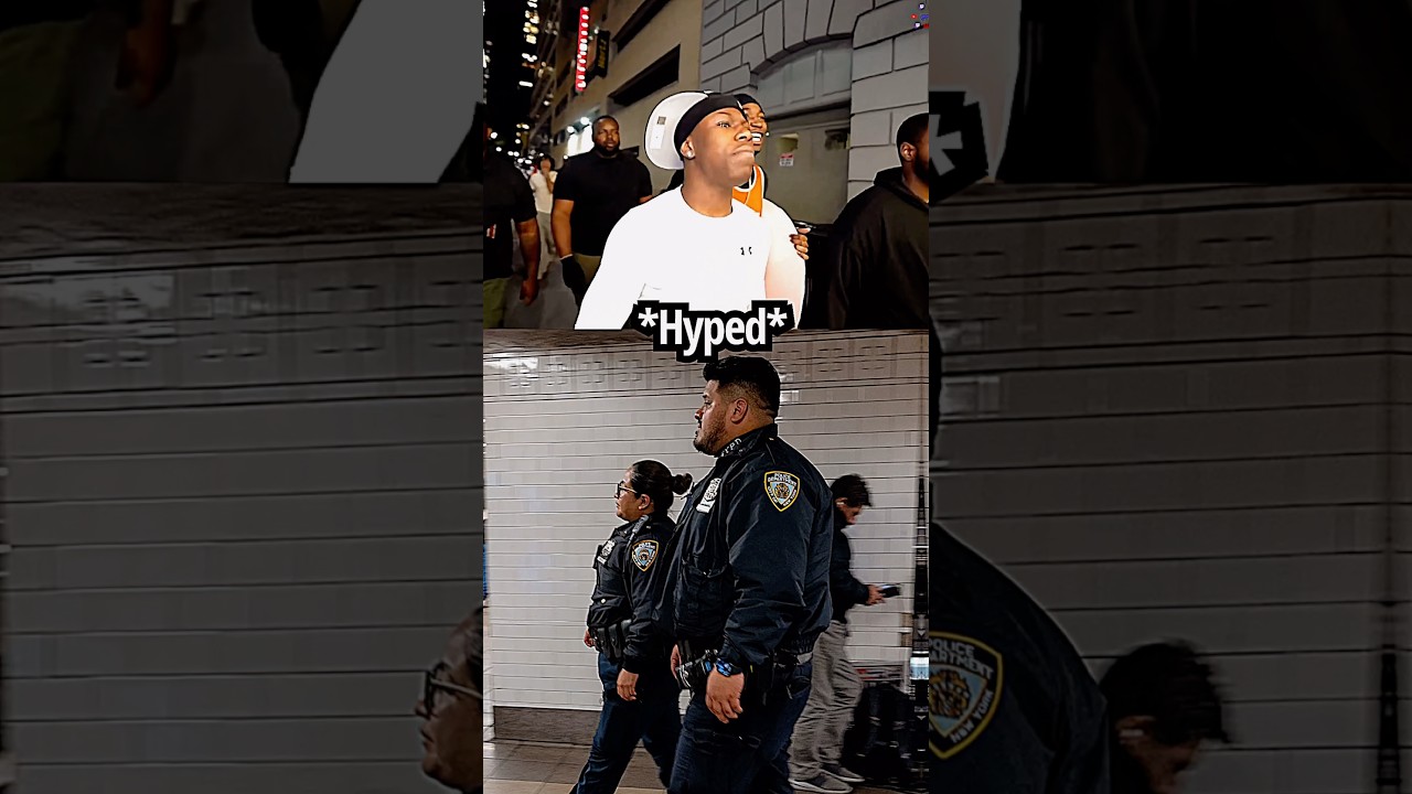 NYPD Wasn&rsquo;t Having it with Rakai 😭🚨#nypd #rakai #fypshorts