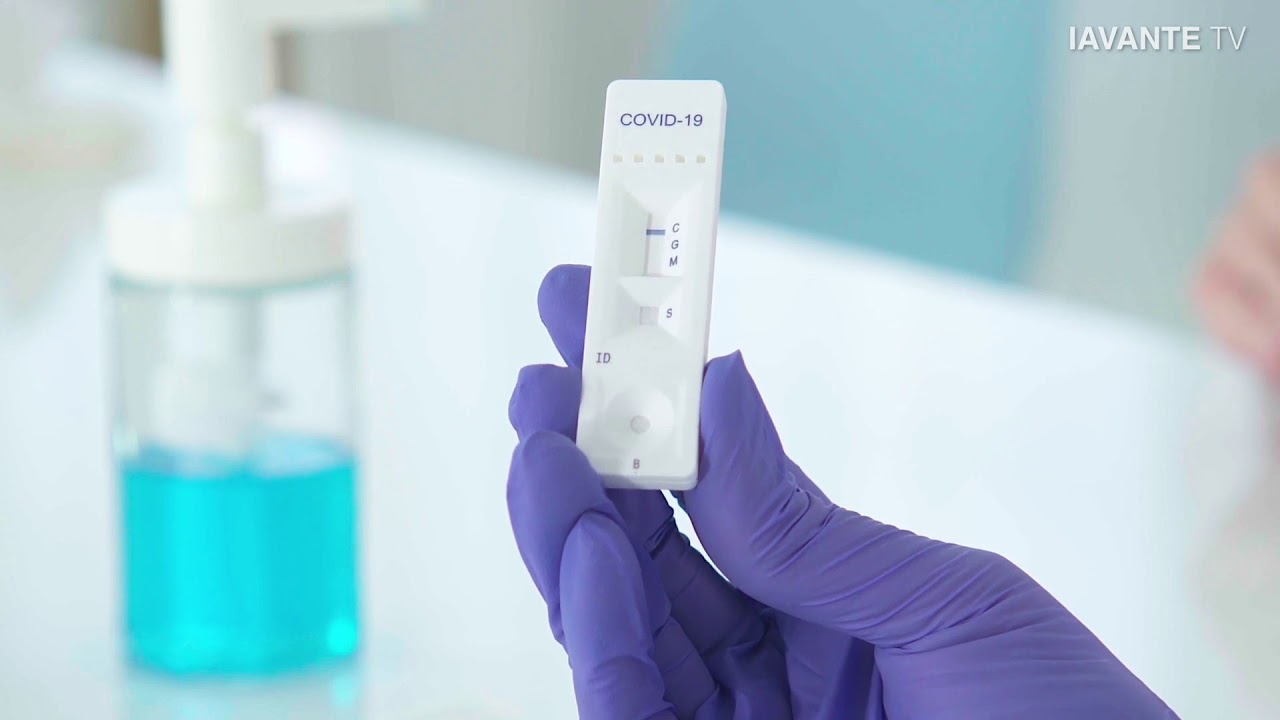 Test rápido de coronavirus que discrimina anticuerpos IgG/IgM