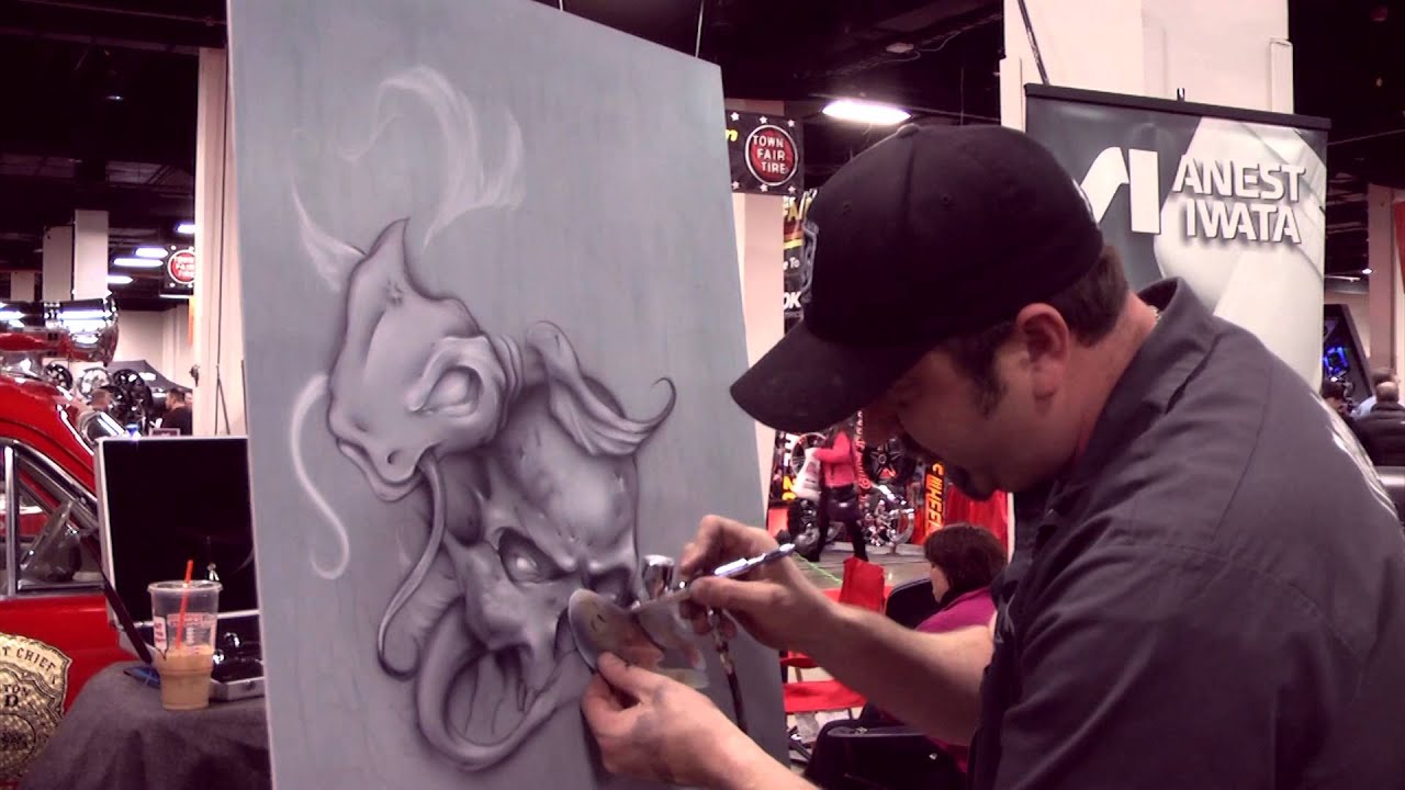 UBO Scott MacKay Airbrush Tips at Boston World Of Wheels v14