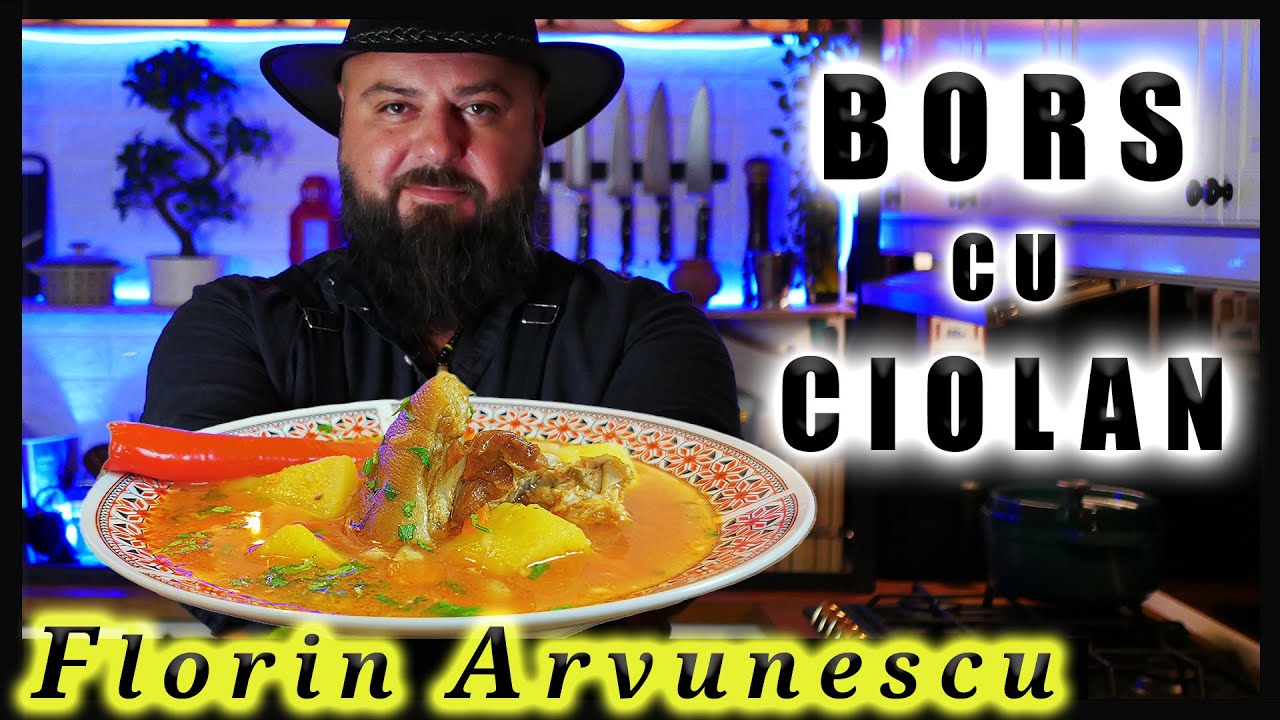 BORS CU CIOLAN AFUMAT - CIORBA CU AFUMATURA ACRITA CU BORS - Chef Florin Arvunescu